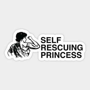 Self Rescuing Princess Sticker